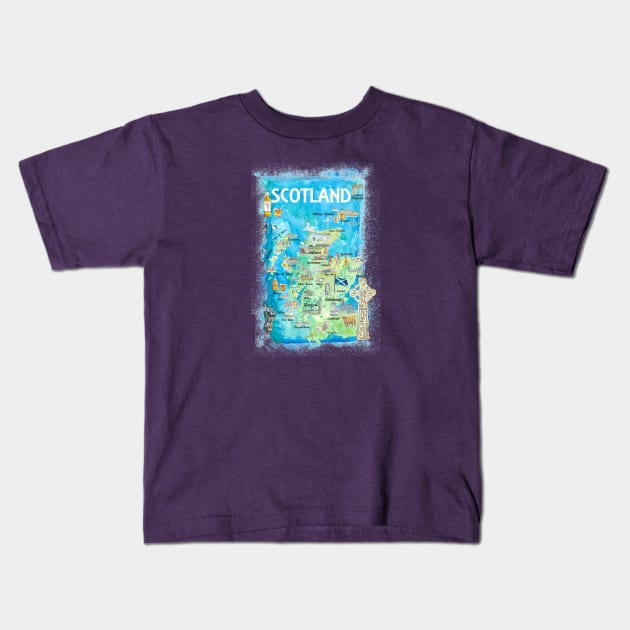 Scotland Kids T-Shirt by artshop77